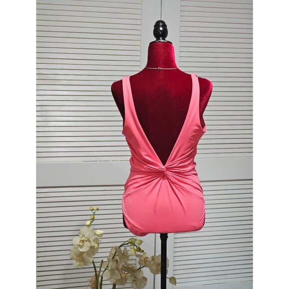 Athleta Other - NWOT Athleta Women's Coral Pink Hampton One-Piece Swimsuit Size L 202